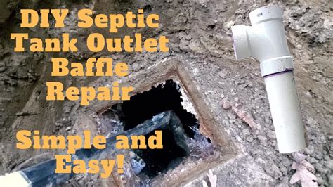 septic tank baffles repair